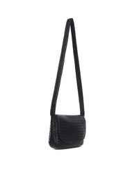 Bottega Veneta Men Woven Lambskin Messenger Bag