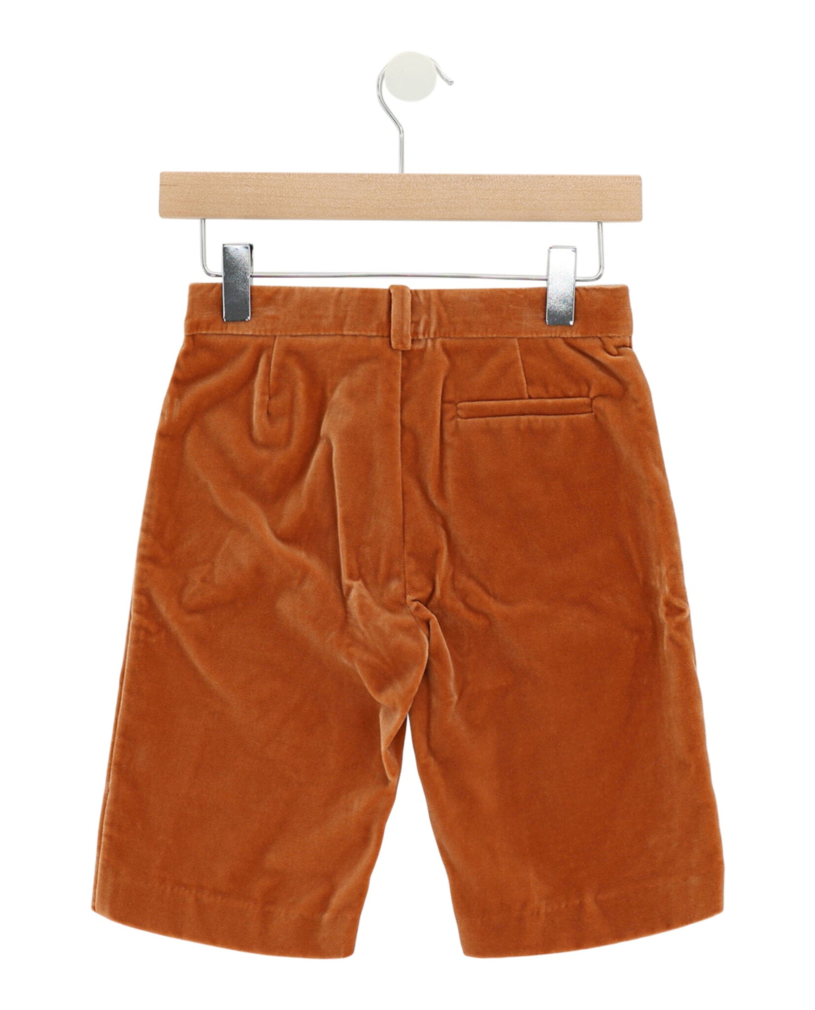 Gucci Boys Pleated Velvet Shorts