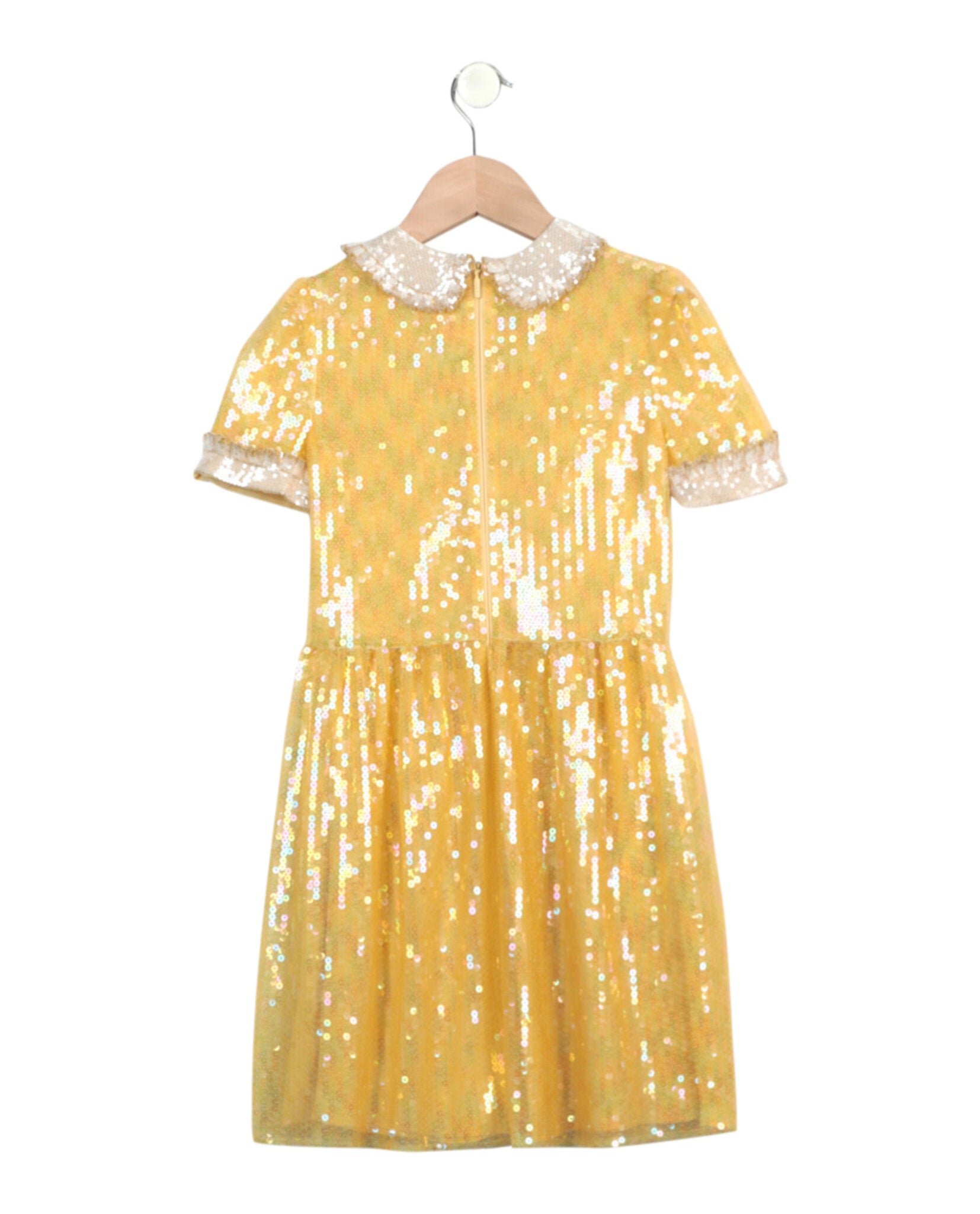 Gucci Girls Short Sleeve Sequined Dress