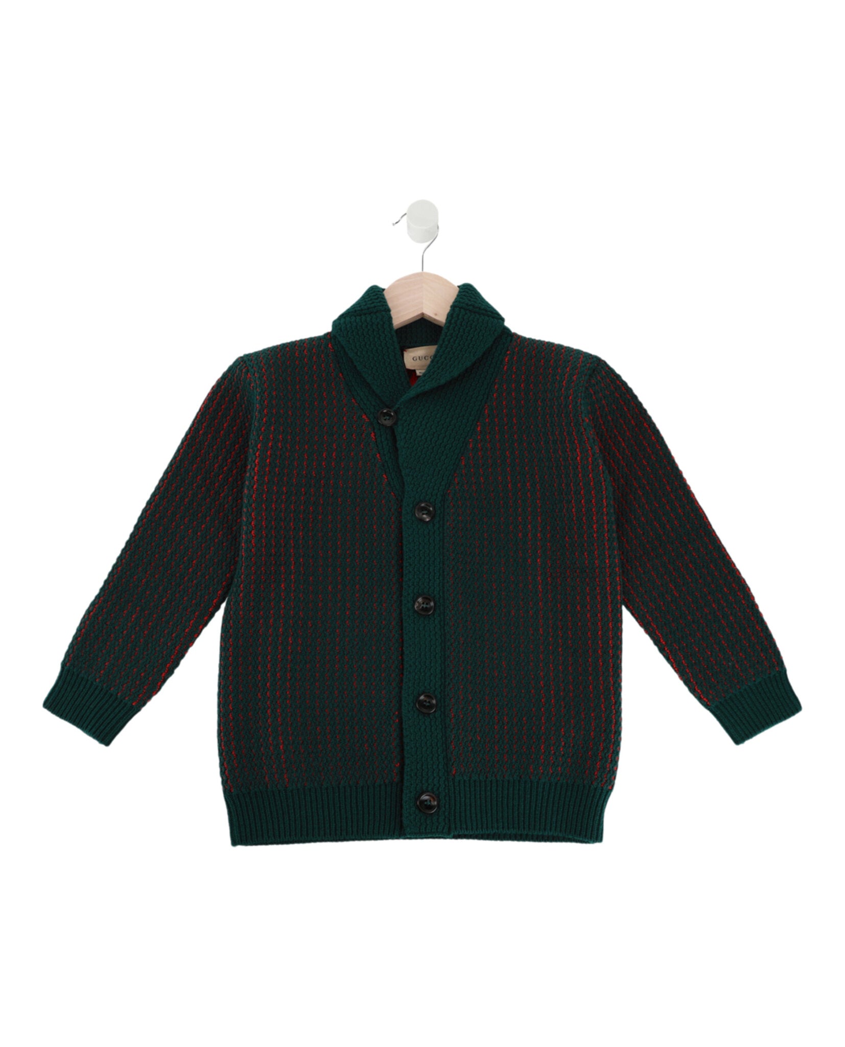 Gucci Boys Embroidered Knit Cardigan