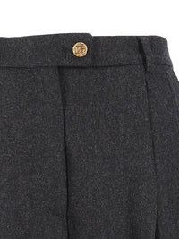 Dolce & Gabbana Women Wool Flannel Trousers
