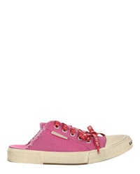 Balenciaga Womens Paris Distressed Mule Sneakers