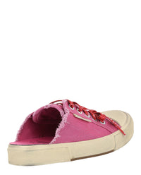 Balenciaga Womens Paris Distressed Mule Sneakers
