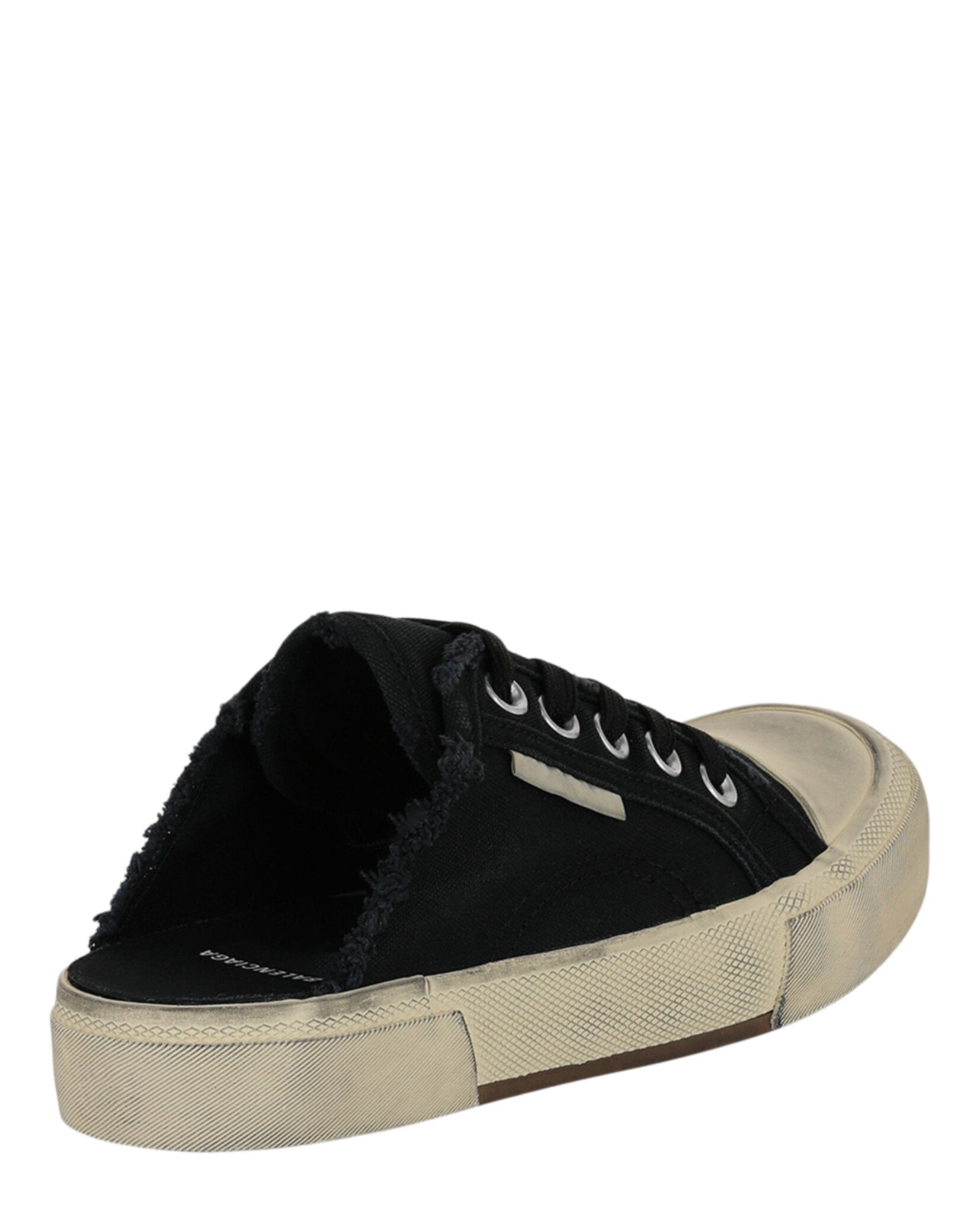 Balenciaga Womens Paris Distressed Mule Sneakers