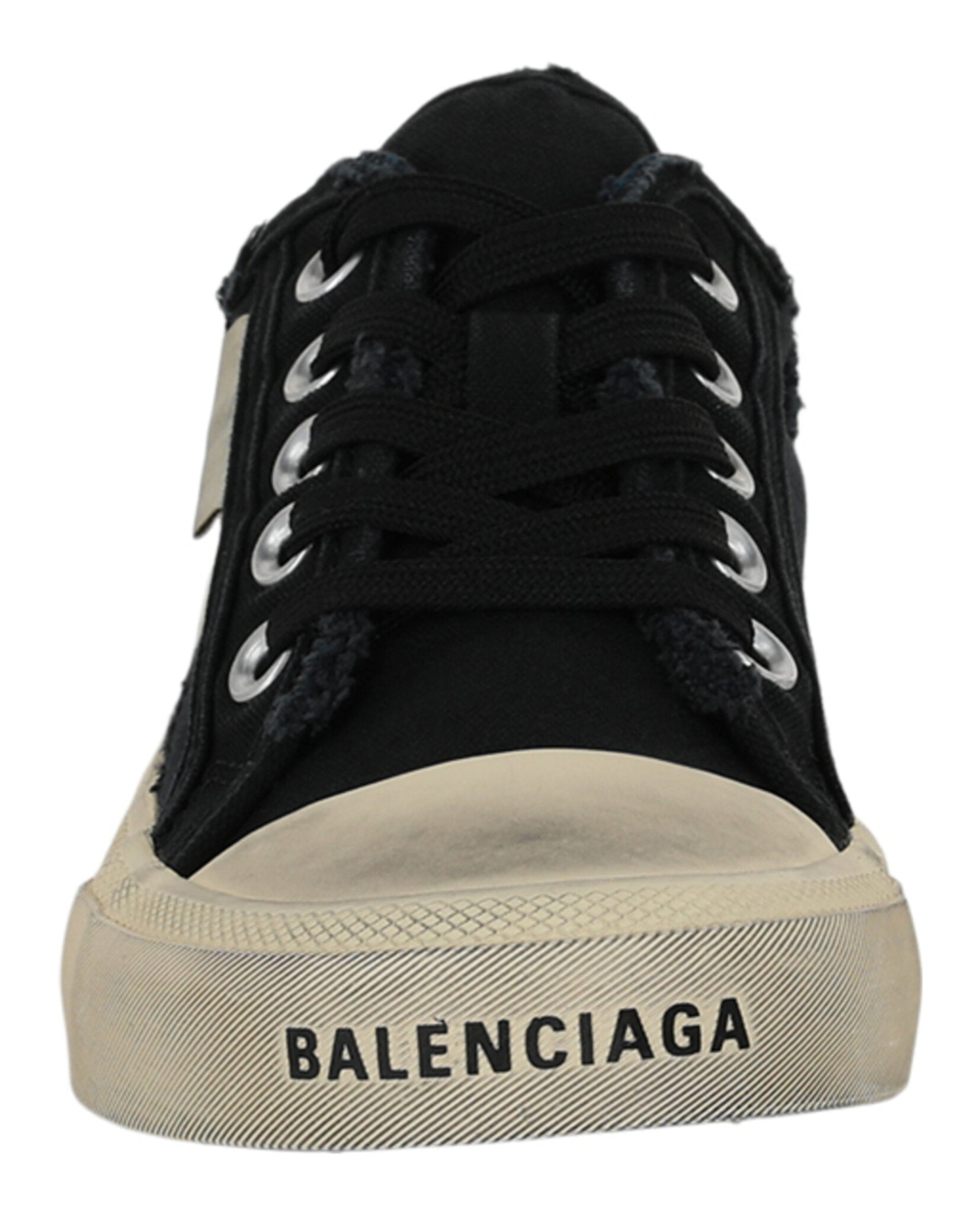 Balenciaga Womens Paris Distressed Mule Sneakers