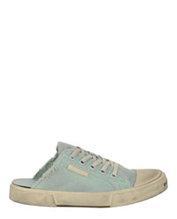 Balenciaga Womens Paris Distressed Mule Sneakers