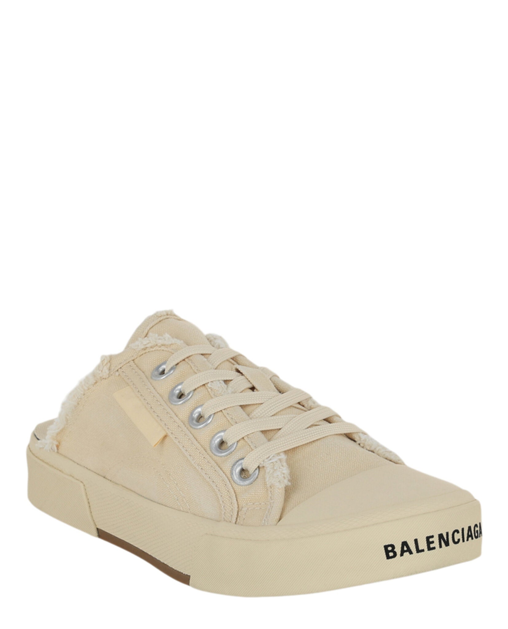 Balenciaga Womens Paris Distressed Mule Sneakers