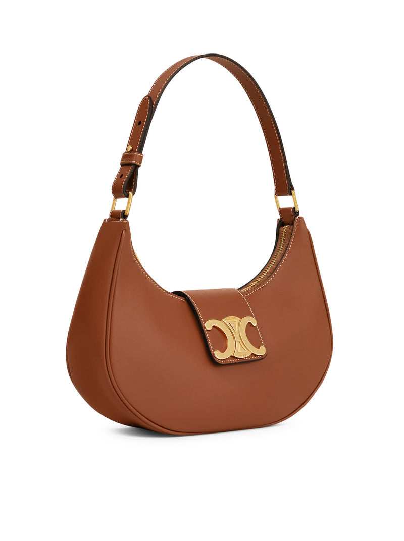 Celine Women Medium Ava Triomphe Bag In Smooth Calf Leather