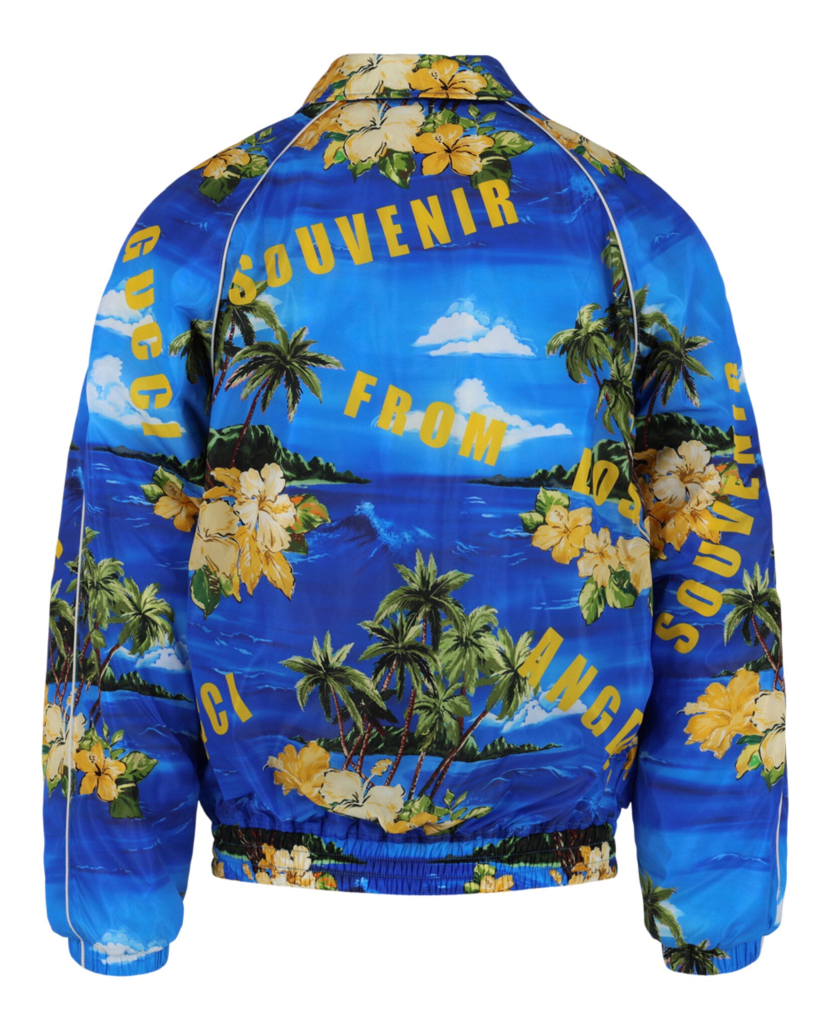 Gucci Mens Printed Nylon Jacket – Bluefly