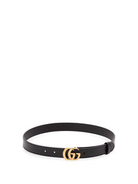 Gucci Gucci Women Cut Gg Marmont Thin Belt