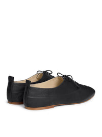 Celine Celine Women Lise With Perforated Detail Triomphe Richelieu In Leather