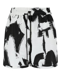Alexander McQueen Womens Graffiti Print Shorts