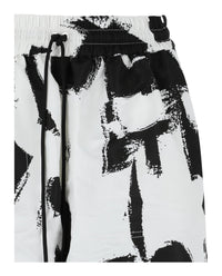 Alexander McQueen Womens Graffiti Print Shorts