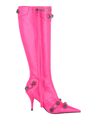 Balenciaga Womens Le Cagole Knee-High Boots