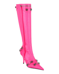 Balenciaga Womens Le Cagole Knee-High Boots