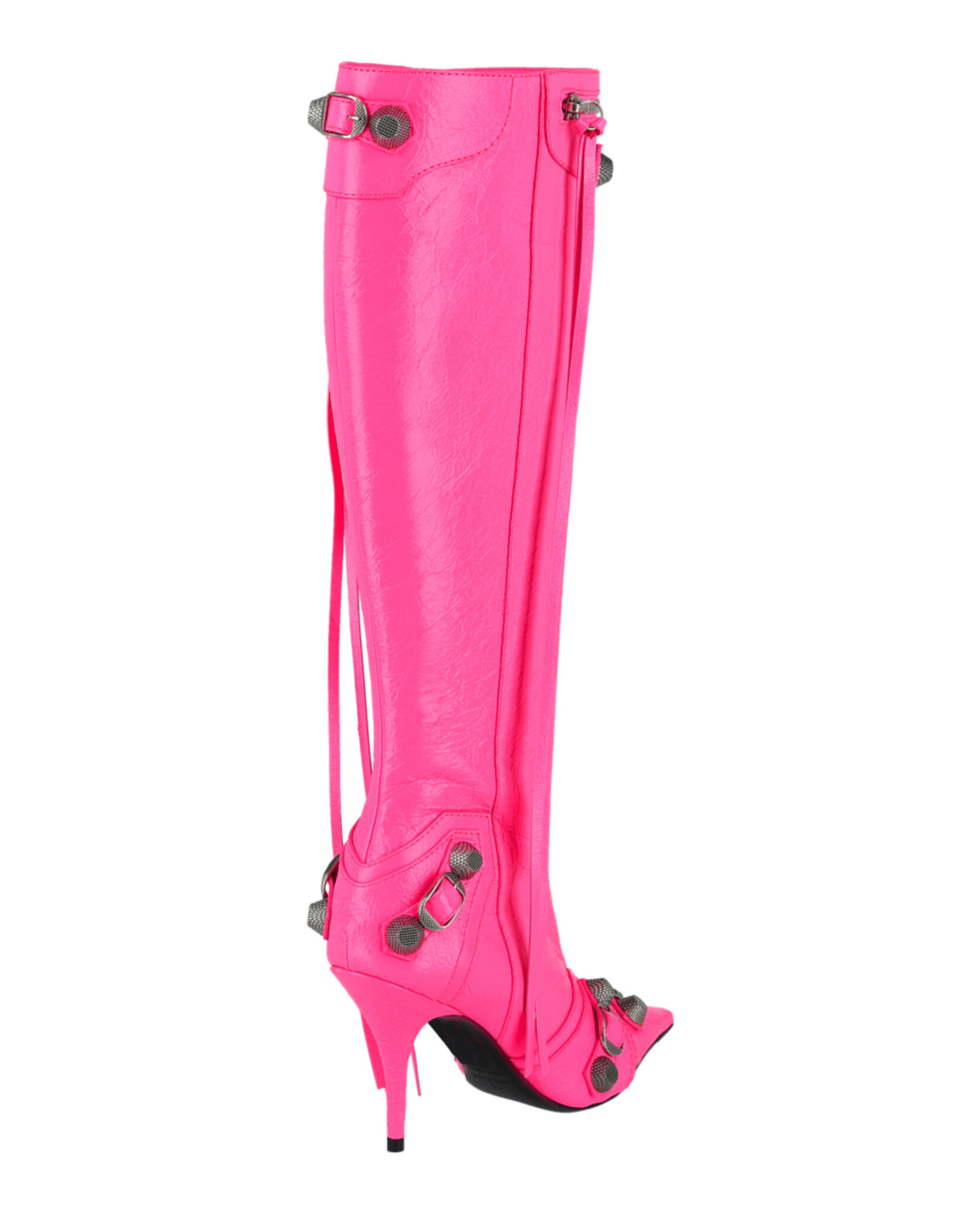 Balenciaga Womens Le Cagole Knee-High Boots