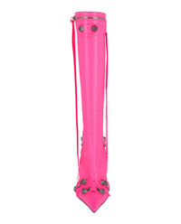 Balenciaga Womens Le Cagole Knee-High Boots