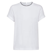 Brunello Cucinelli Brunello Cucinelli White Tops - T-Shirts & Jerseys Women