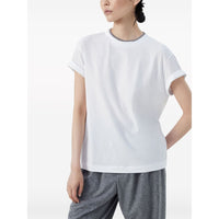 Brunello Cucinelli Brunello Cucinelli White Tops - T-Shirts & Jerseys Women