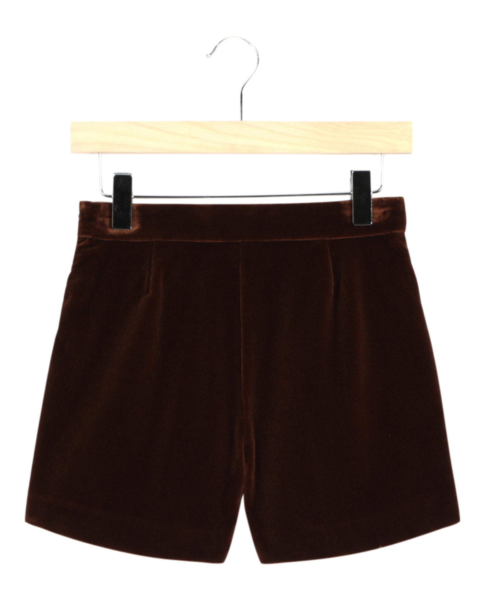 Gucci Unisex-Child Horsebit Velvet Shorts