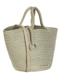 Balenciaga Womens Ibiza Small Basket Tote