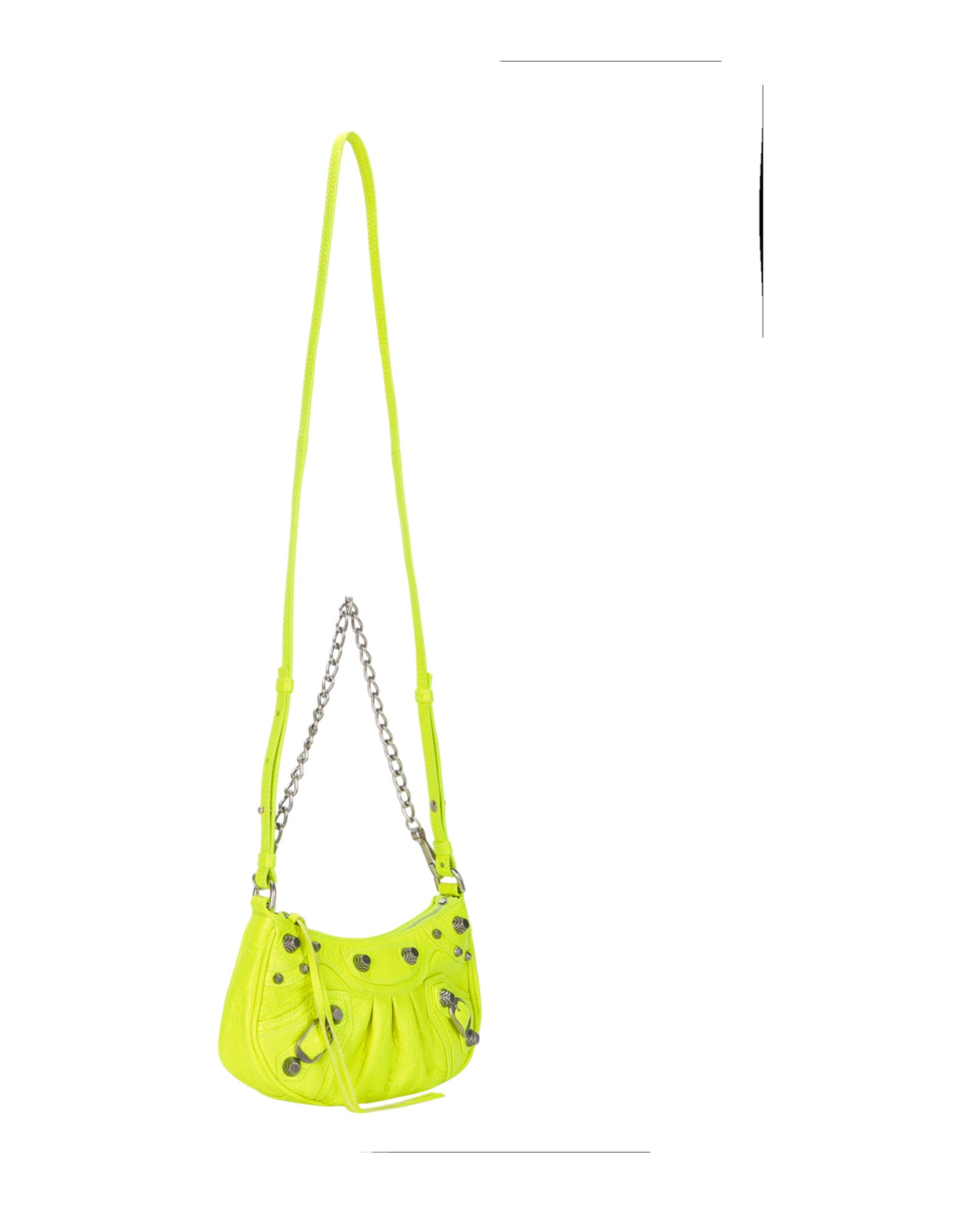 Balenciaga Womens Mini Le Cagole Bag With Chain