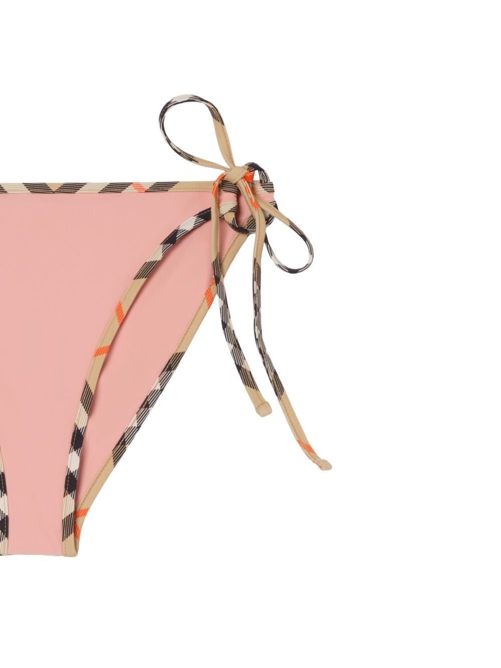 Burberry Women Bikini Bottoms With Checked Edges