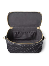 Fendi Women Fendi Vanity Mini Bag In Black Nappa With Ff Motif