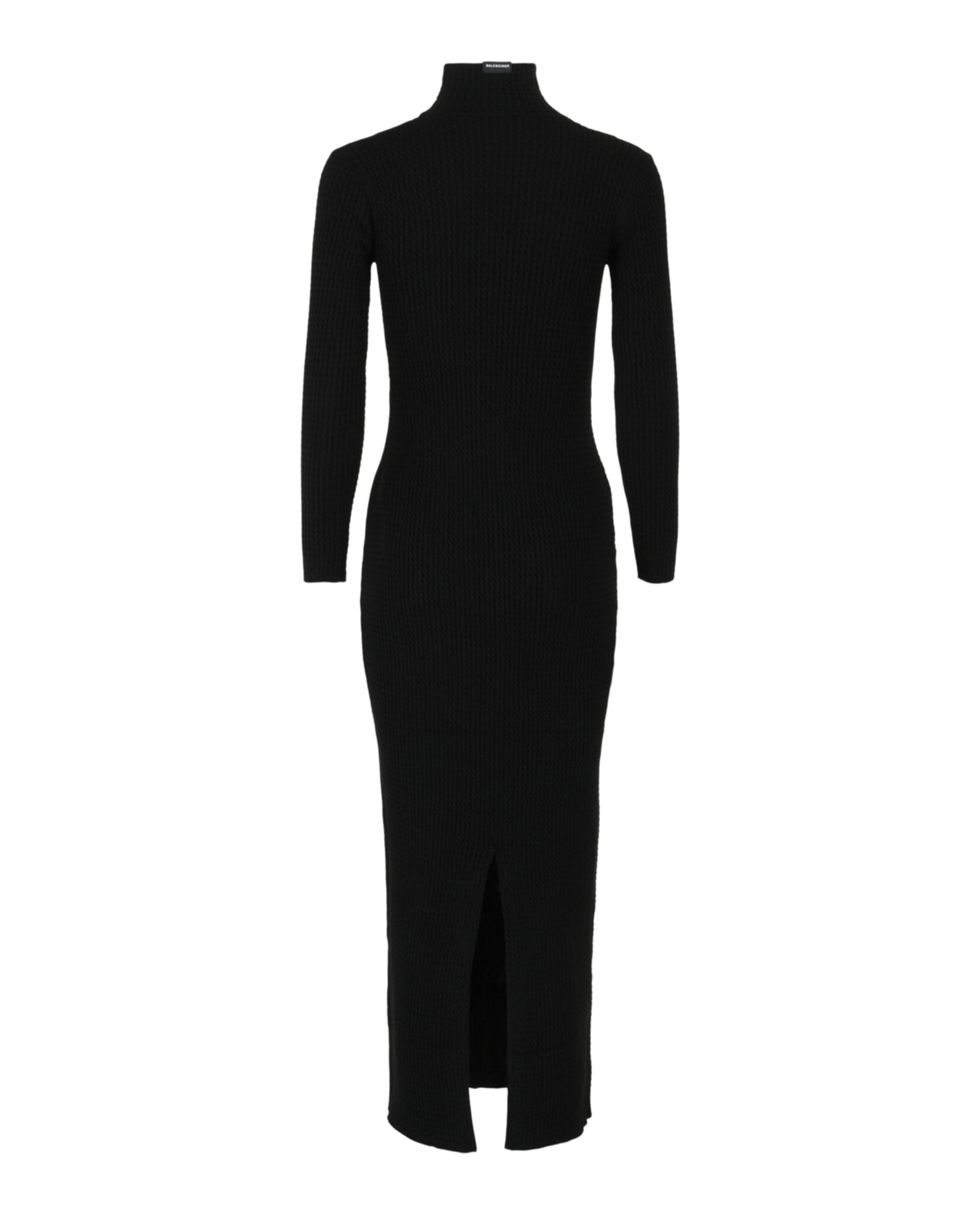 Balenciaga Balenciaga Womens Fitted Wool Blend Dress