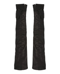 Gucci Womens Corset Lacing Fingerless Gloves