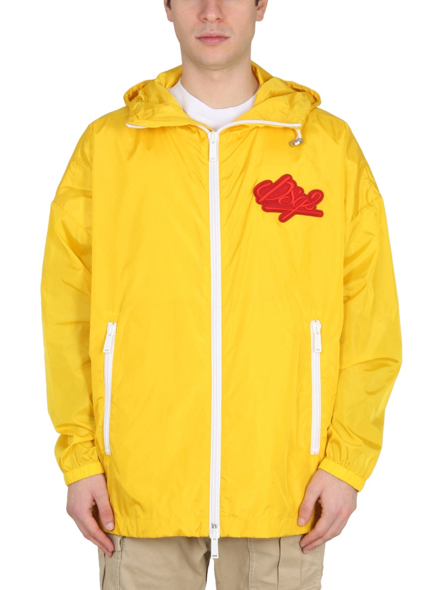 Dsquared2 Dsquared2 Men Jacket With Logo Patch