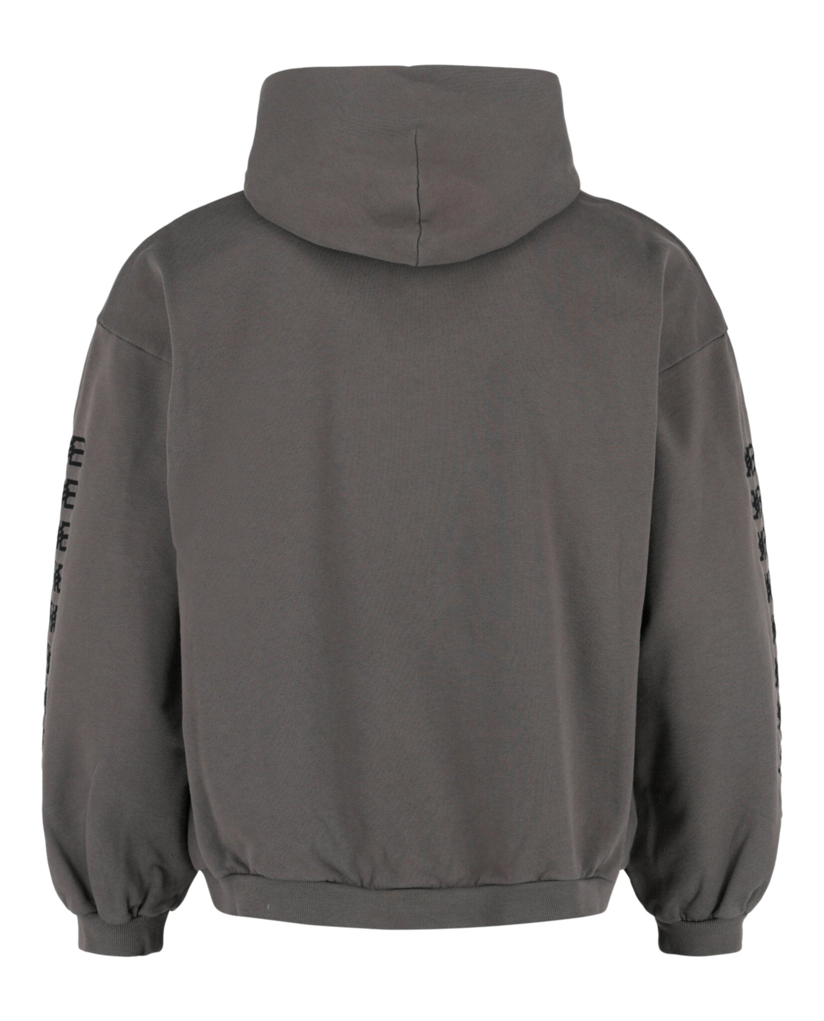 Balenciaga Mens Embroidered Cotton Hoodie