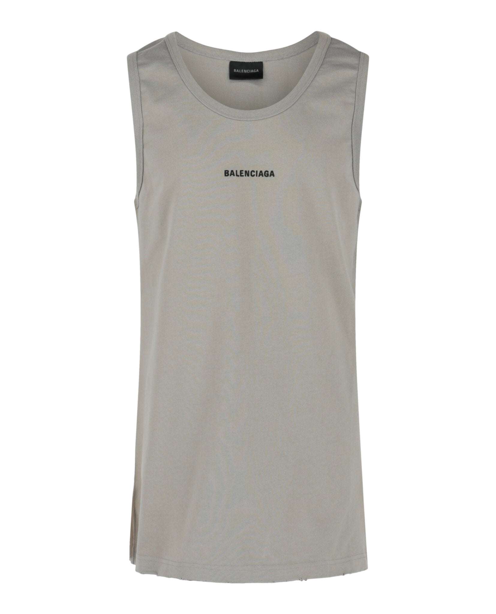 Balenciaga Mens Embroidered Logo Tank