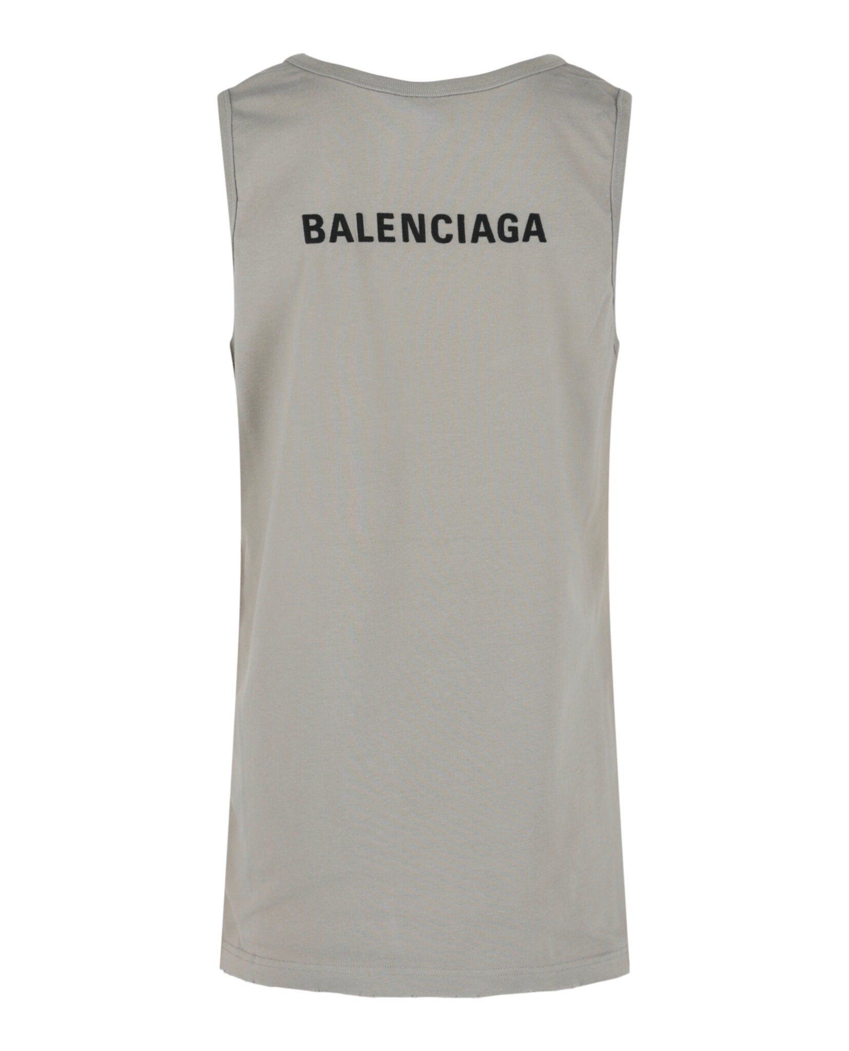 Balenciaga Mens Embroidered Logo Tank