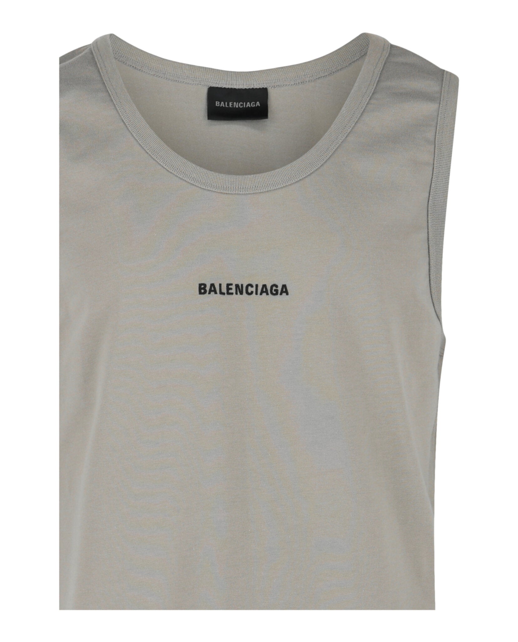 Balenciaga Mens Embroidered Logo Tank