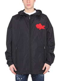 Dsquared2 Men Jacket With Logo Patch