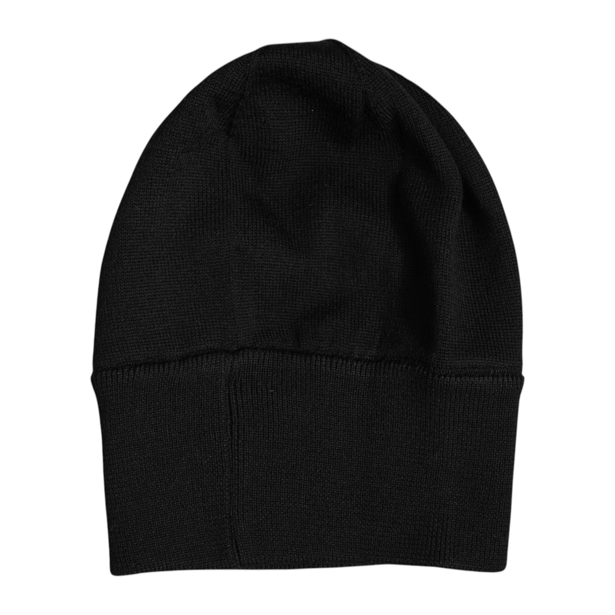 Dolce & Gabbana Dolce & Gabbana Black #DGLOVESLONDON Knitted Beanie Men's Hat