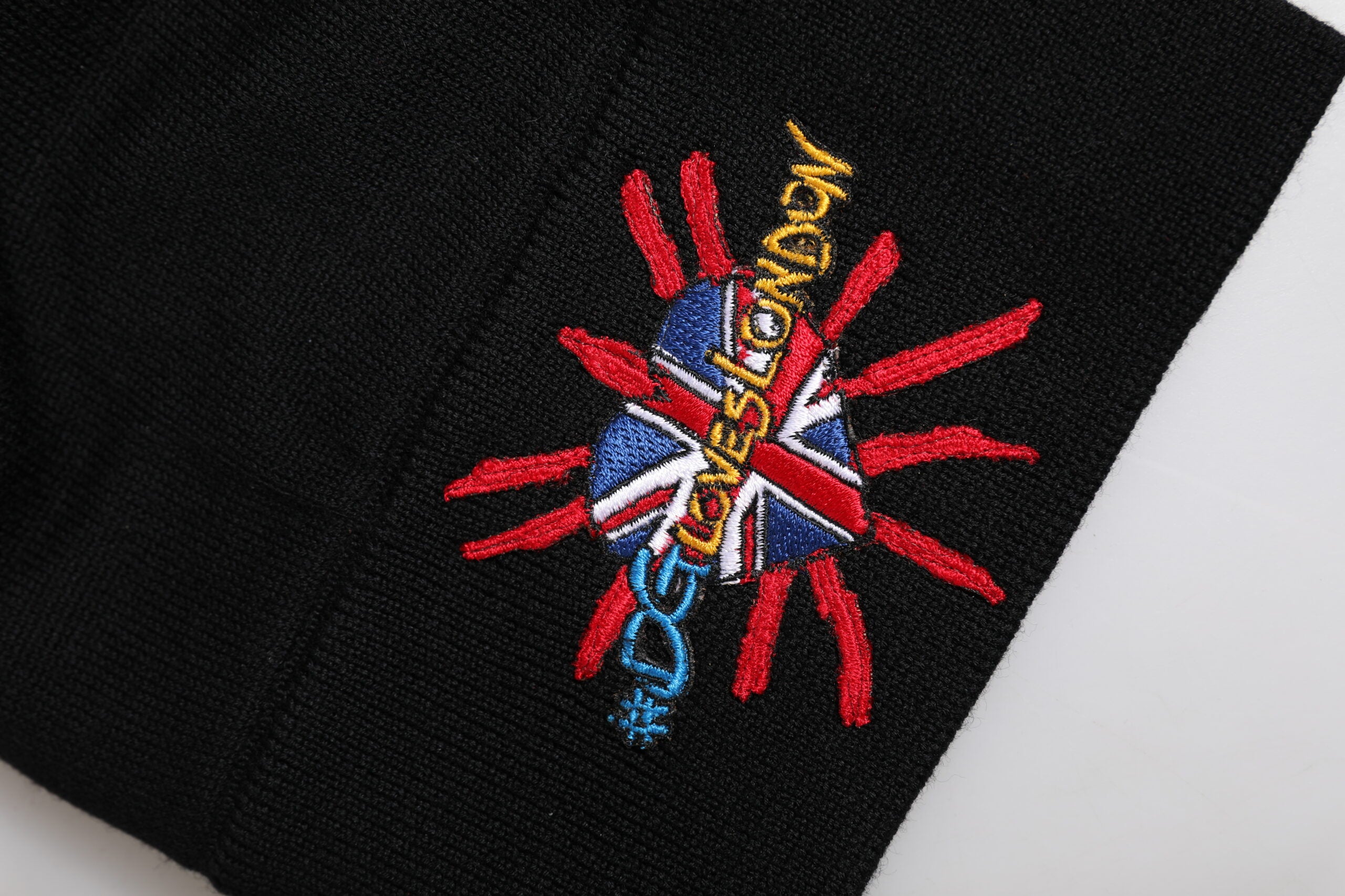 Dolce & Gabbana Dolce & Gabbana Black #DGLOVESLONDON Knitted Beanie Men's Hat