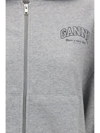 GANNI Ganni Women Cotton Zip-Up Hoodie