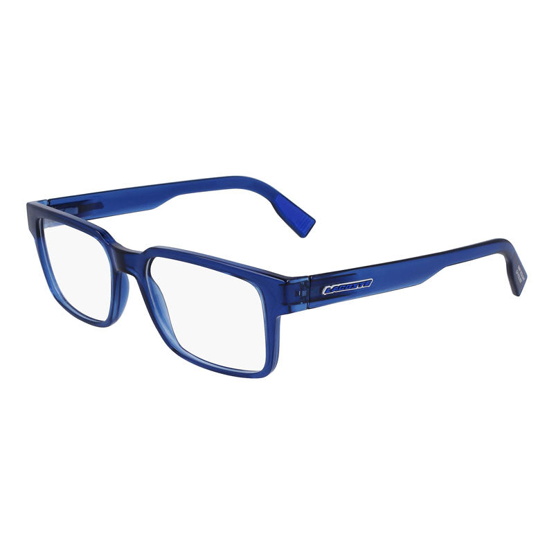 Lacoste Eyeglasses Rectangle Full Rim, Blue Frame and Clear Demo Lenses Lens L2928400
