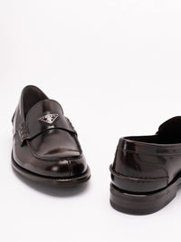 Prada Prada Men Brushed Leather Loafers