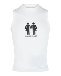 Balenciaga Mens Pride 2022 Fitted Graphic Tank