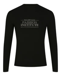 Balenciaga Balenciaga Mens Fashion Institute Crystal-Embellished Shirt