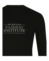 Balenciaga Balenciaga Mens Fashion Institute Crystal-Embellished Shirt