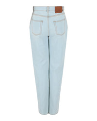 Alexander McQueen Alexander McQueen Womens High-Rise Wide-Leg Jeans