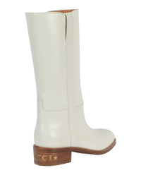 Gucci Mens Leather Mid-Calf Boots