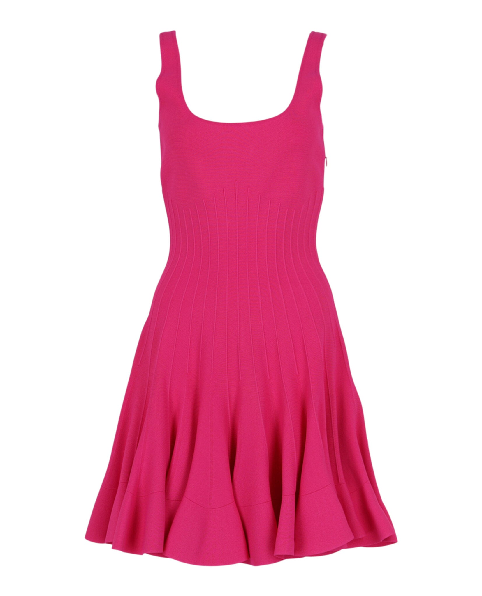 Alexander McQueen Womens Sleeveless Ruffle Dress