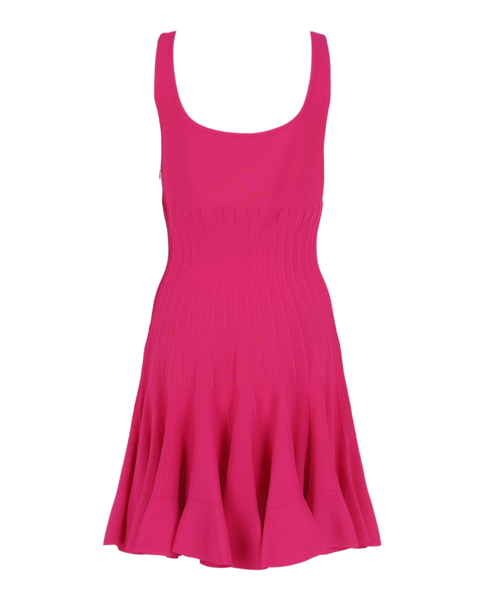 Alexander McQueen Womens Sleeveless Ruffle Dress