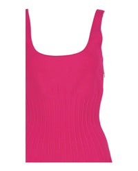 Alexander McQueen Womens Sleeveless Ruffle Dress
