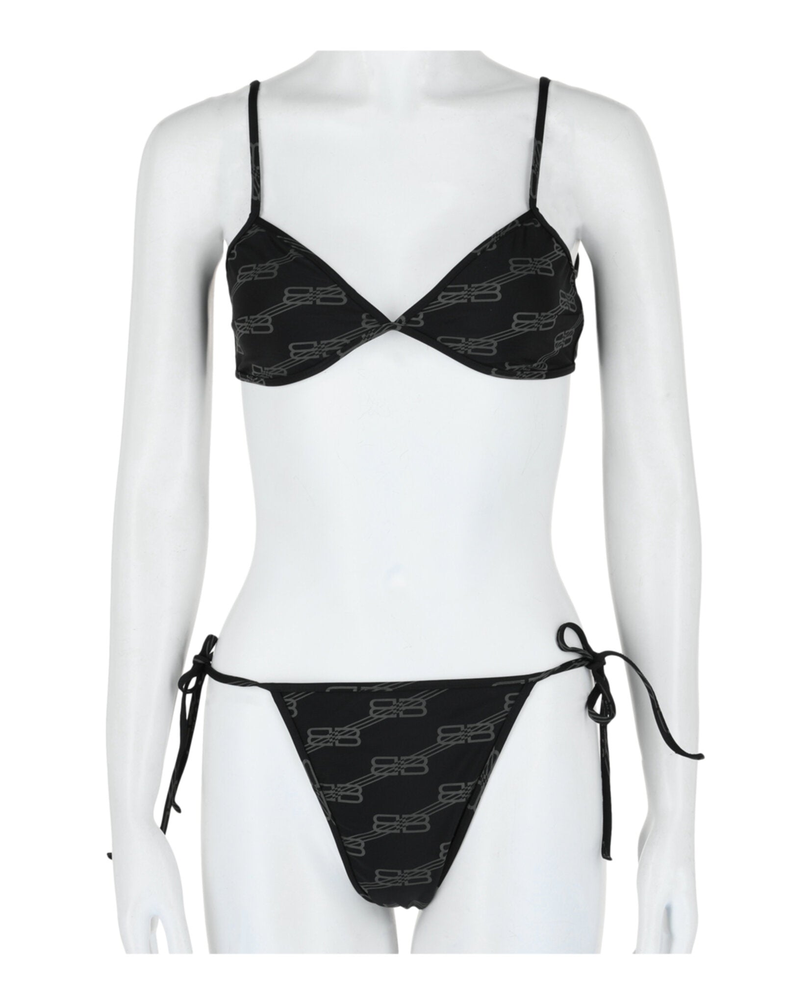 Balenciaga Womens BB Monogram Bikini Set